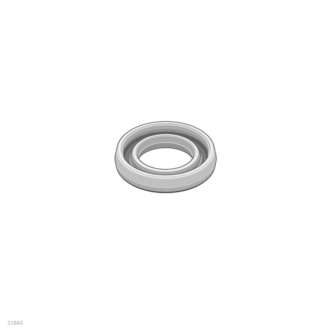 Bosch Rexroth Damping Ring, Connecting Component, Round Tube Size 58 mm