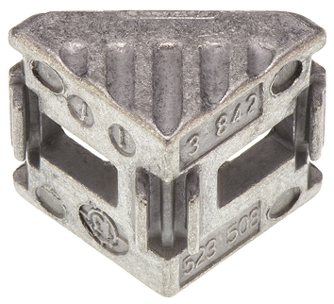 3842523511 Bosch Rexroth M4 Angle Bracket, Connecting Component, Strut Profile 20 mm, Groove Size 6 mm