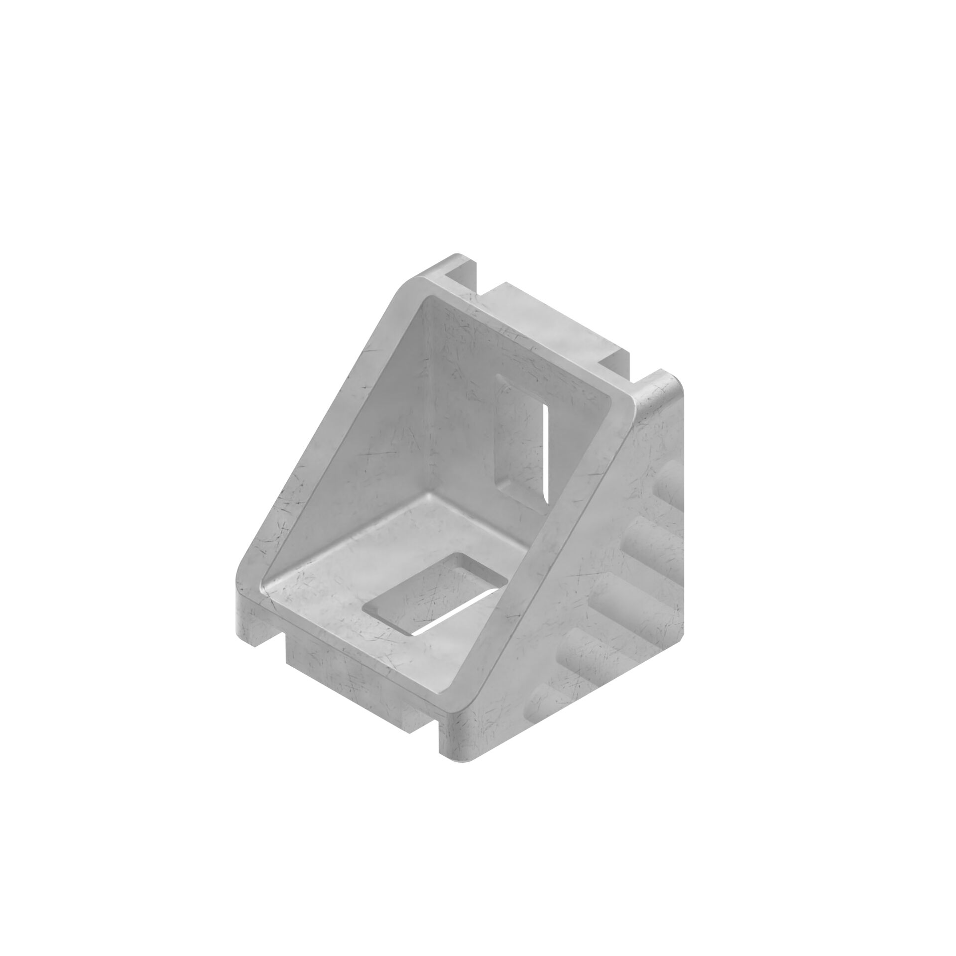 3842523525 Bosch Rexroth M6 Angle Bracket, Connecting Component, Strut Profile 30 mm, Groove Size 8 mm