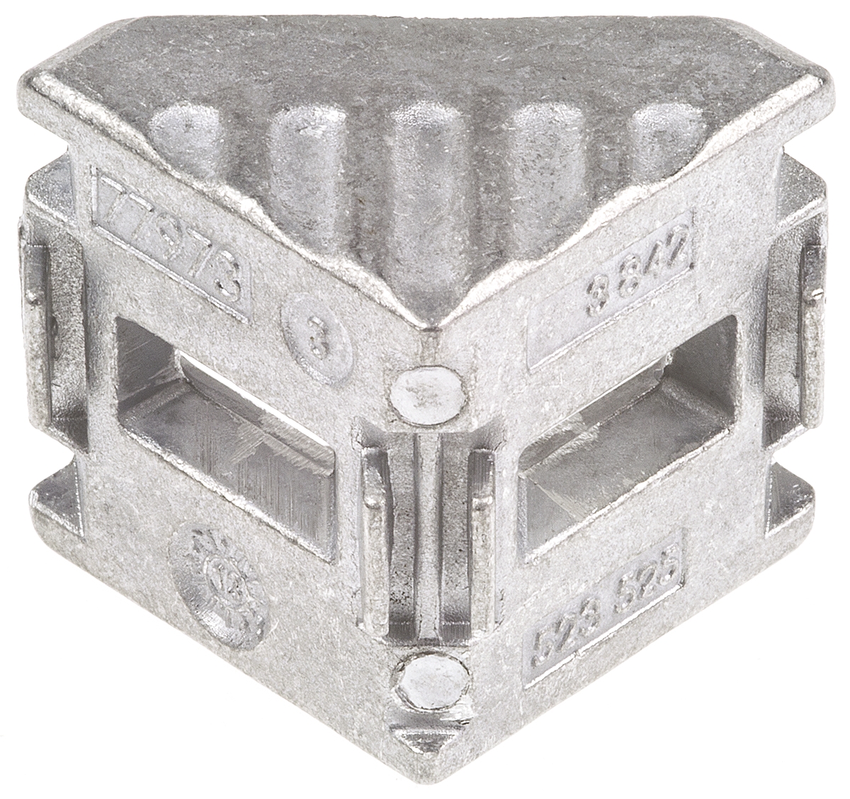 3842523528 Bosch Rexroth M6 Angle Bracket, Connecting Component, Strut Profile 30 mm, Groove Size 8 mm