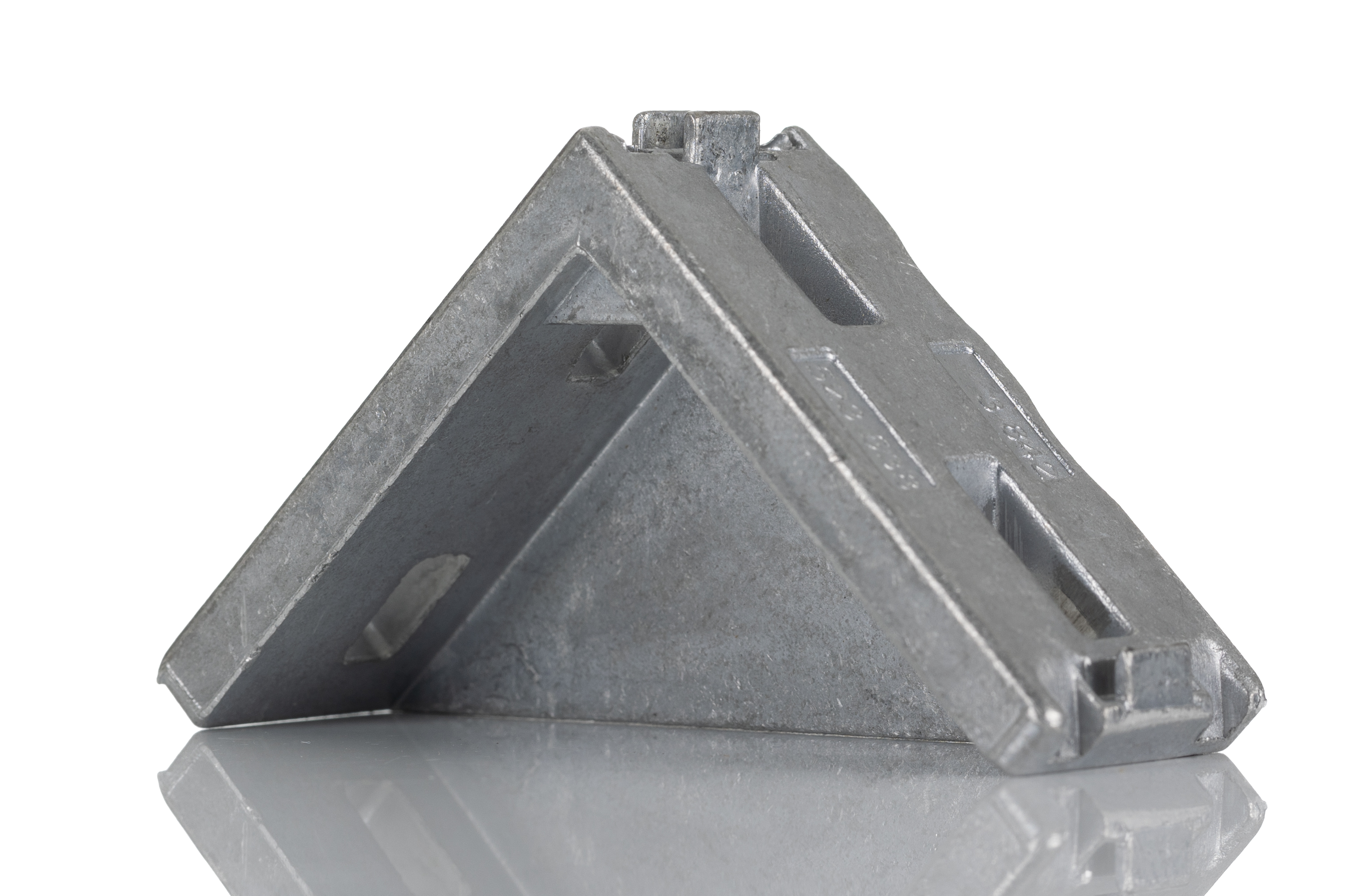 3842523538 Bosch Rexroth M6 Angle Bracket, Connecting Component, Strut Profile 30 mm, Groove Size 8 mm