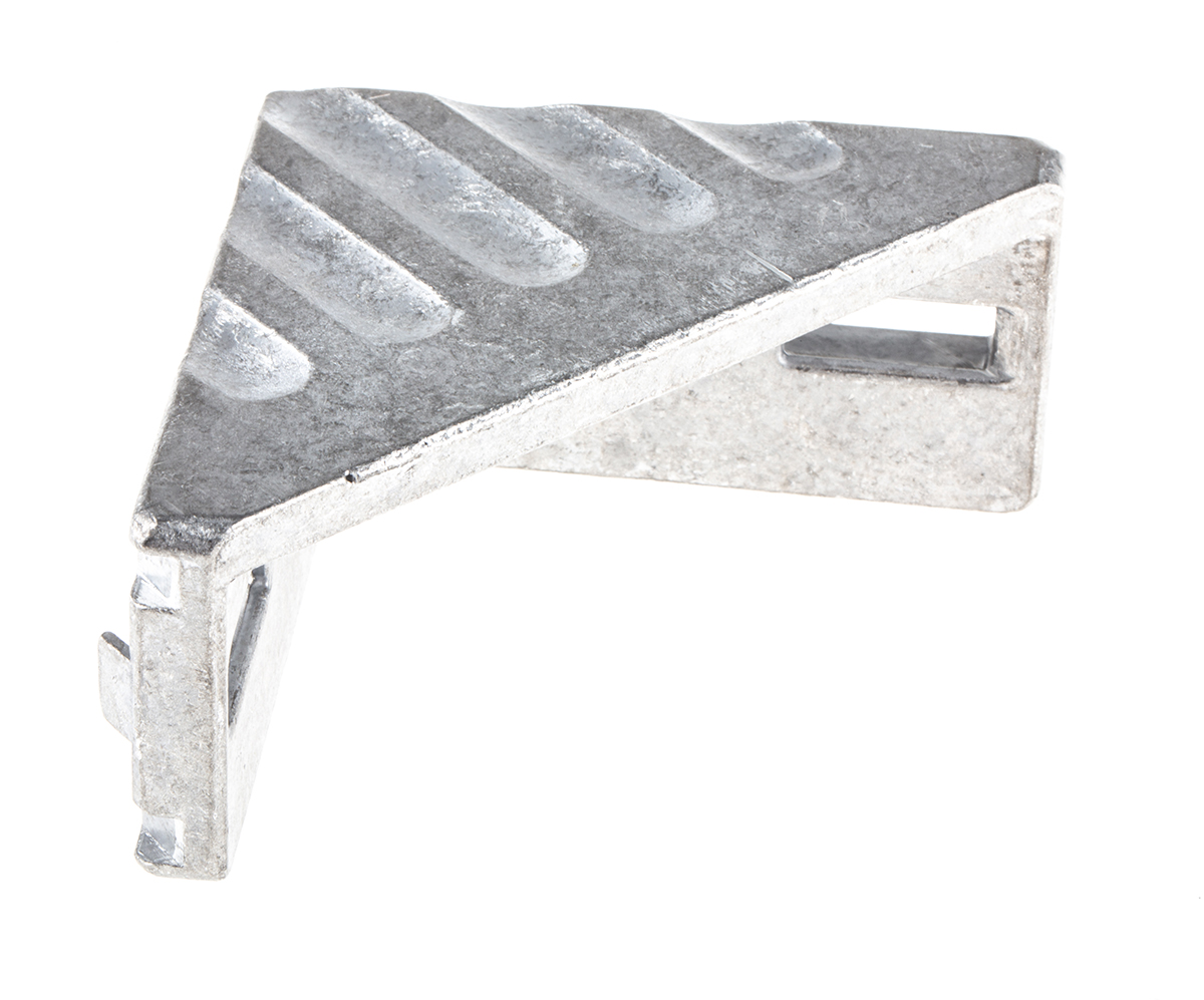 3842523570 Bosch Rexroth M8 Angle Bracket, Connecting Component, Strut Profile 45 mm, Groove Size 10 mm