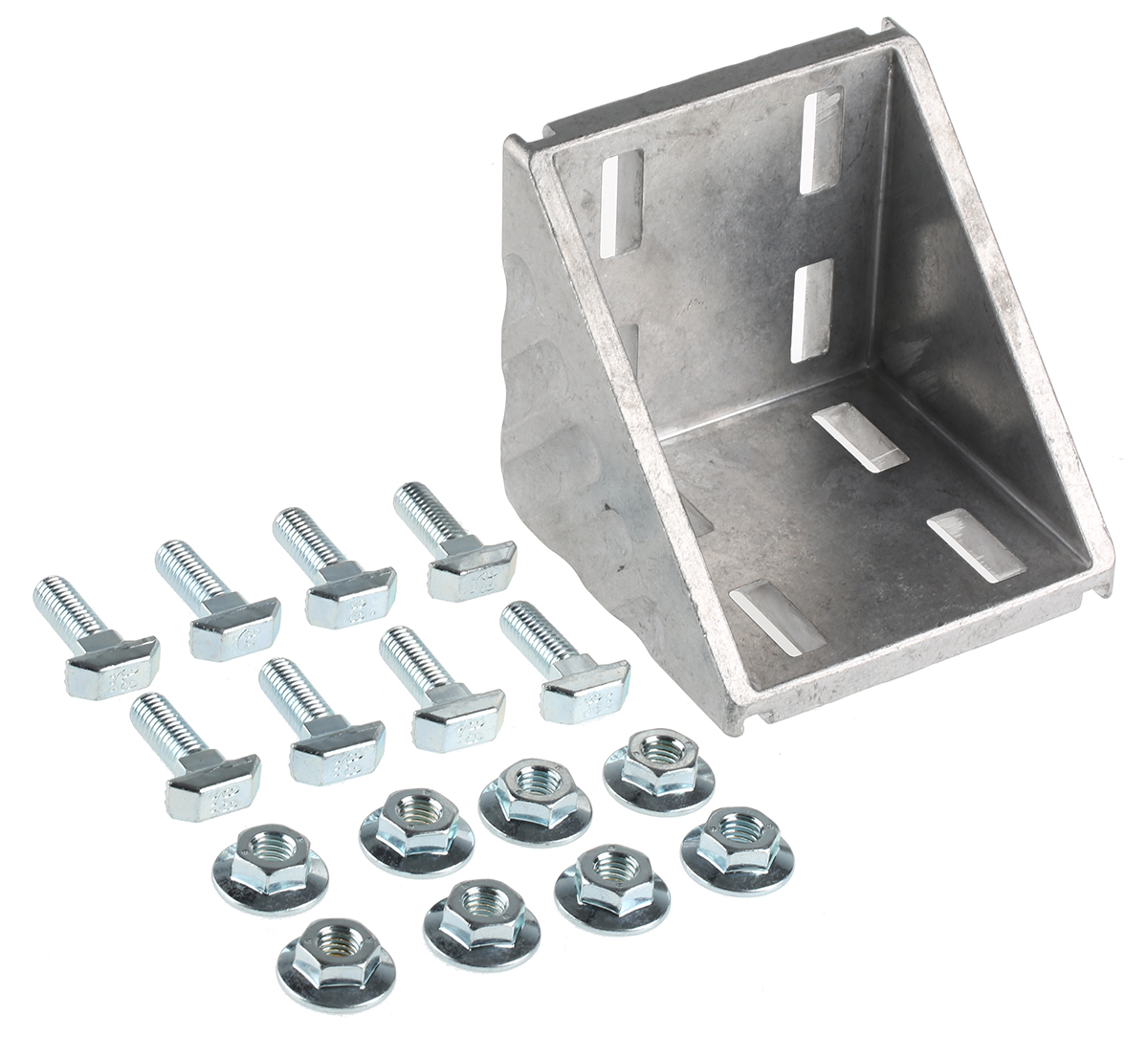 Bosch Rexroth M8 Angle Bracket, Connecting Component, Strut Profile 90 mm, Groove Size 10 mm
