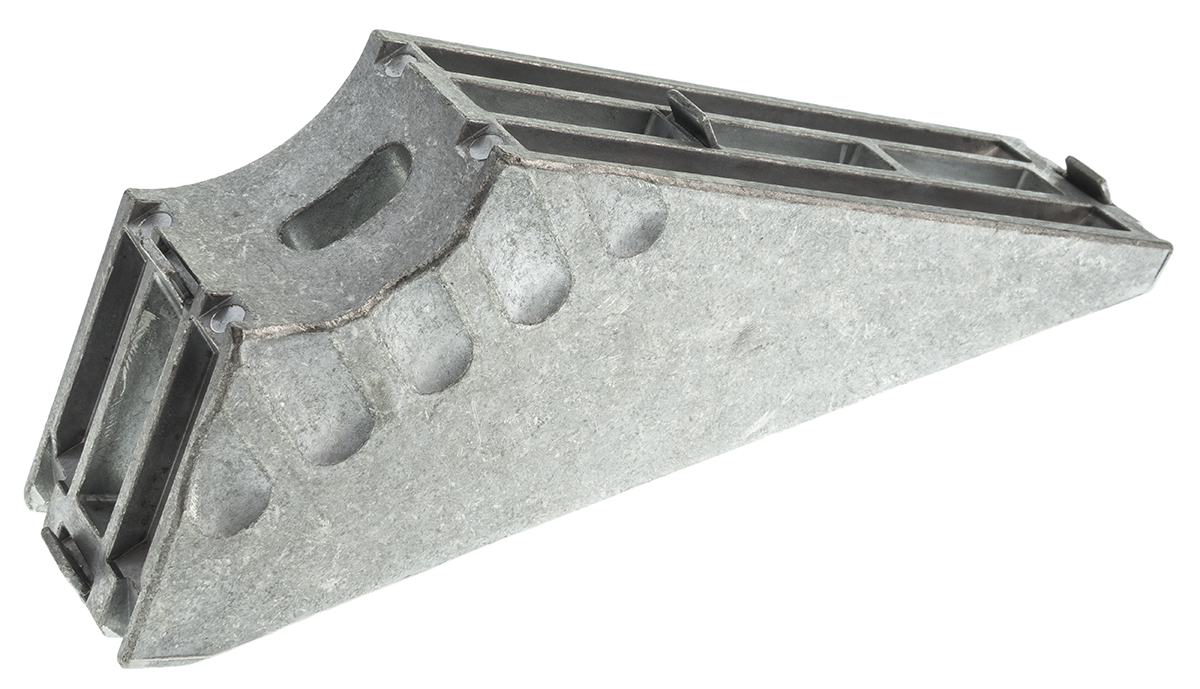 3842523583 Bosch Rexroth M8 Foundation Bracket, Connecting Component, Strut Profile 45 mm, Groove Size 10 mm