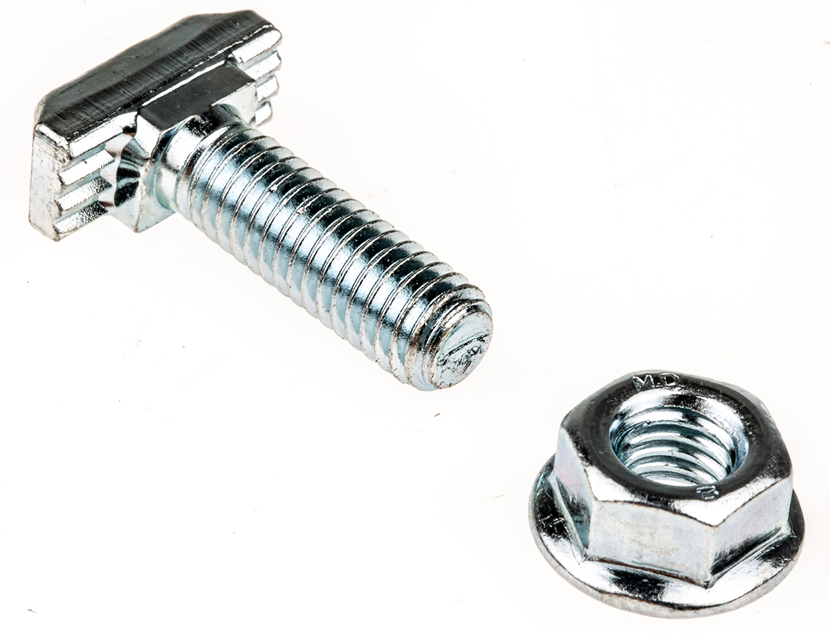 3842523927 Bosch Rexroth M6 T-Head Bolt, Connecting Component, Strut Profile 8 mm, Groove Size 8 mm