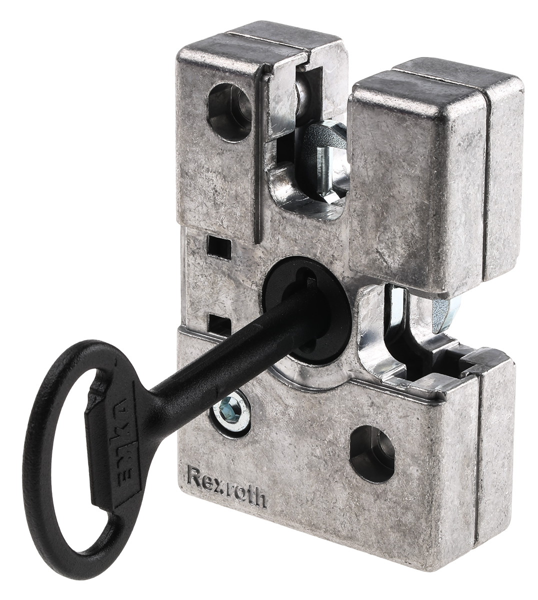 3842525823 Bosch Rexroth Die Cast Aluminium Two-Way Lock MGE 8 to 10 mm² Slot, 30 to 45 mm² Strut Profile