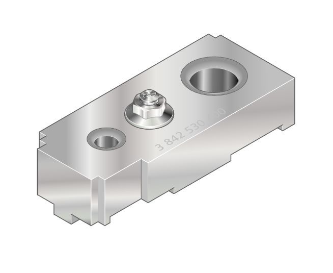 3842528574 Bosch Rexroth Galvanised Steel Drilling Jig 45 to 60 mm²