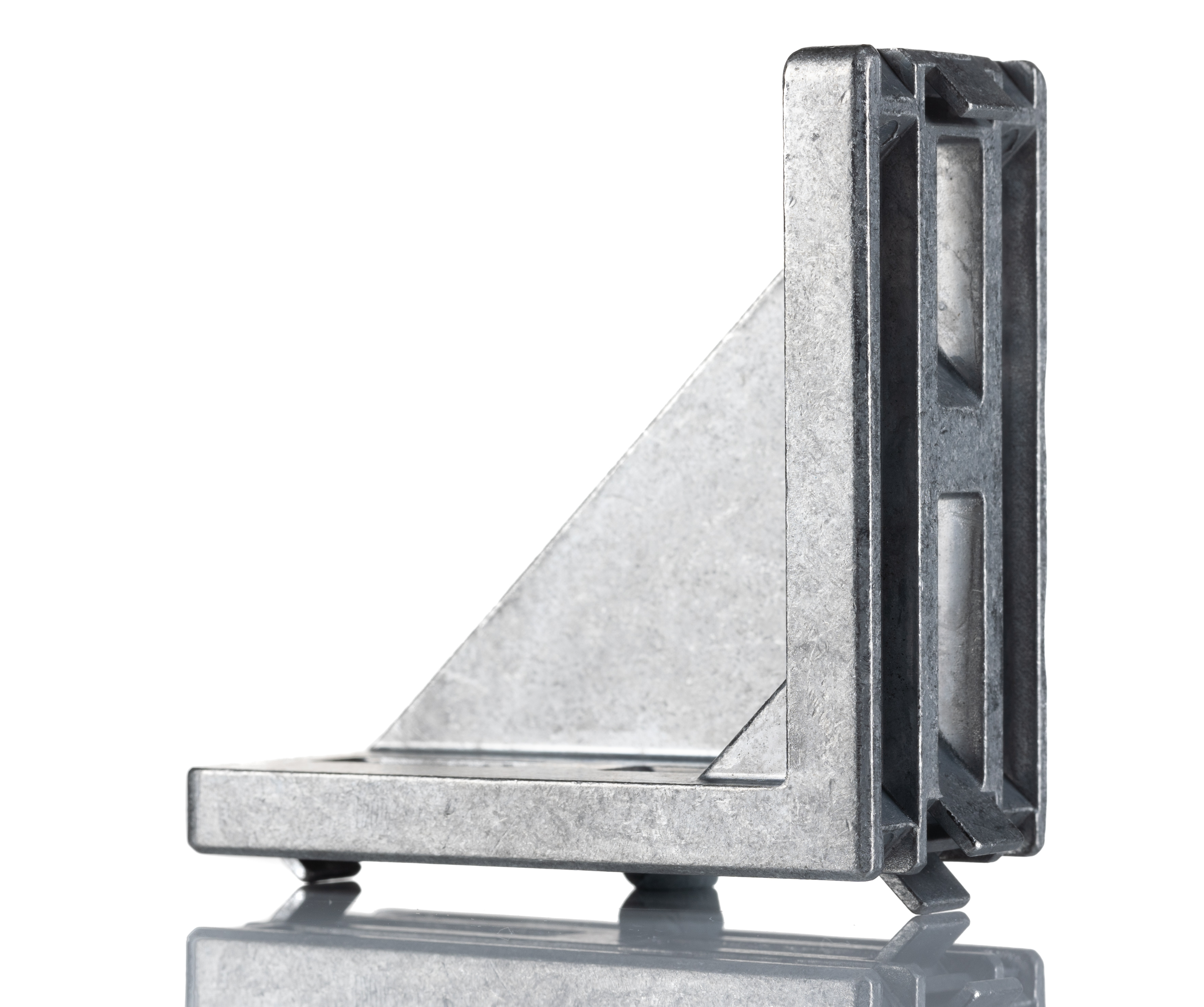 3842529005 Bosch Rexroth M8 Angle Bracket, Connecting Component, Strut Profile 45 mm, Groove Size 10 mm