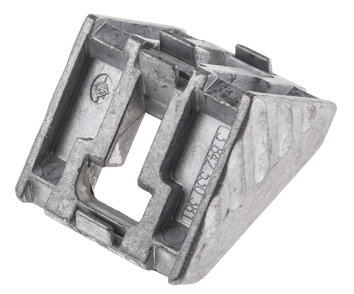 3842530259 Bosch Rexroth M8 Angle Bracket, Connecting Component, Strut Profile 50 mm, Groove Size 10 mm