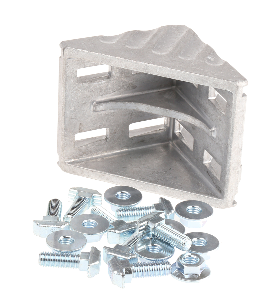 Bosch Rexroth M8 Angle Bracket, Connecting Component, Strut Profile 80 mm, Groove Size 10 mm