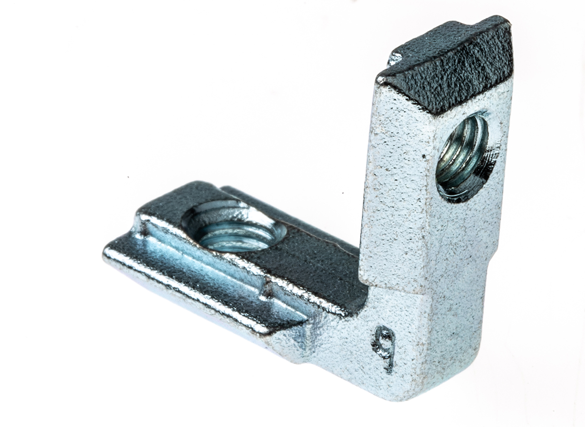 3842535575 Bosch Rexroth M4 Inner Bracket, Connecting Component, Strut Profile 20 mm, Groove Size 6 mm