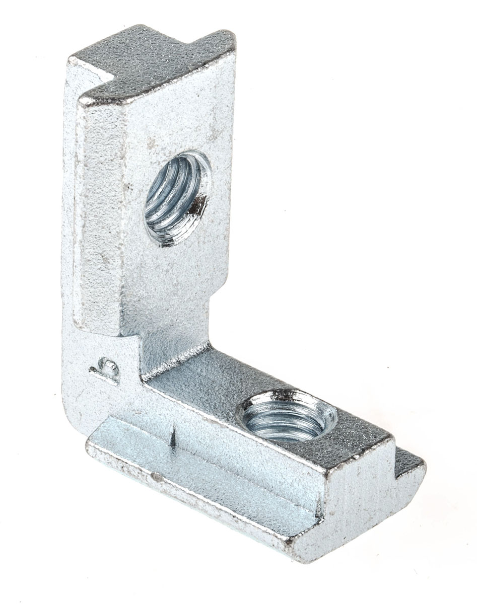 3842535578 Bosch Rexroth M6 Inner Bracket, Connecting Component, Strut Profile 30 mm, Groove Size 8 mm
