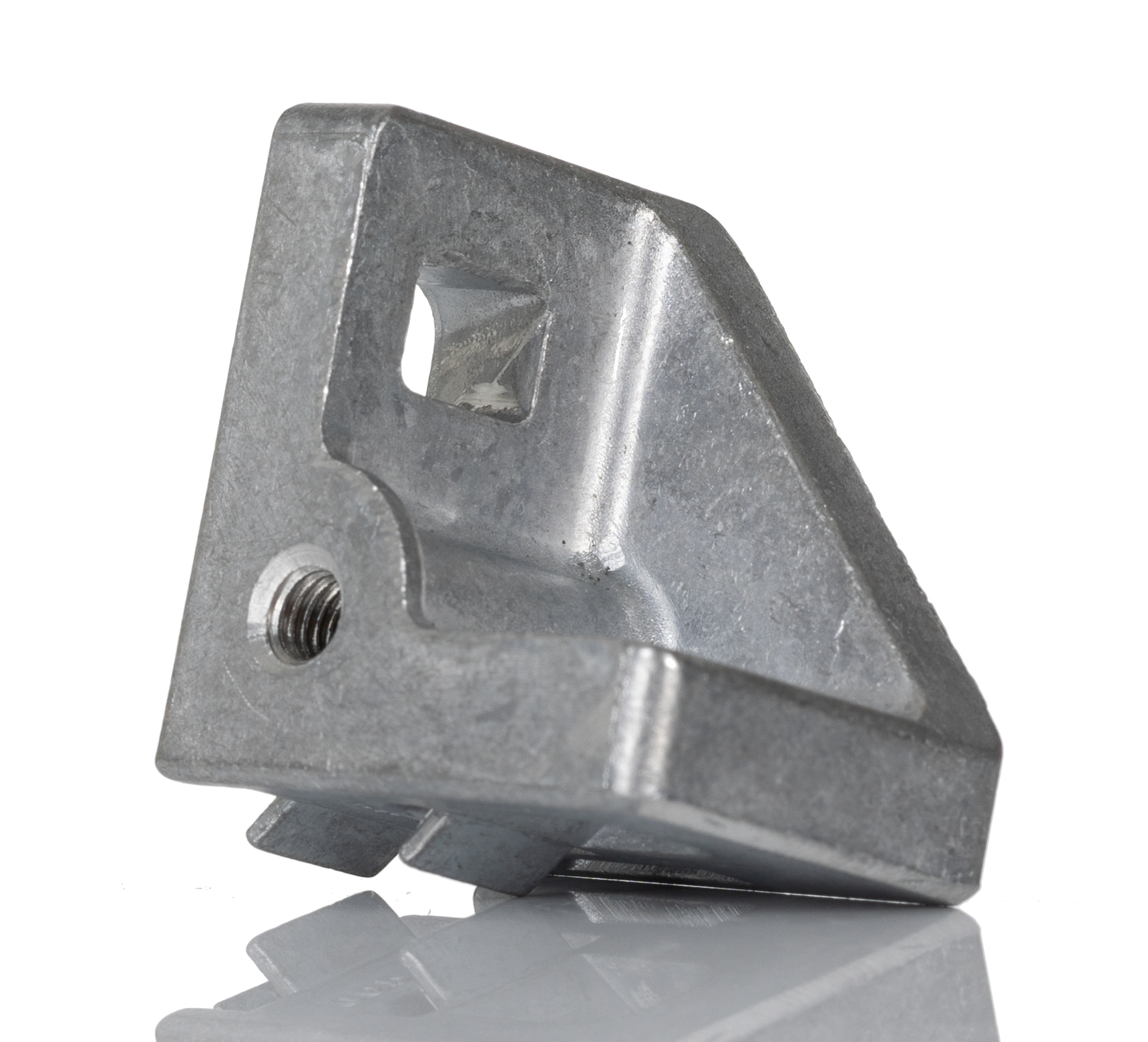 3842536671 Bosch Rexroth M6 Mounting Bracket, Connecting Component, Strut Profile 8 mm, Groove Size 8 mm