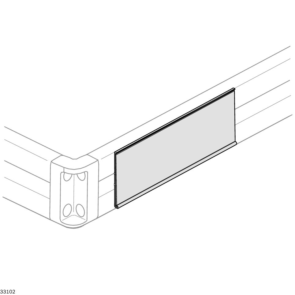 Bosch Rexroth Light Grey Multi Purpose Label Sheet, Pack of 20 Per Pack