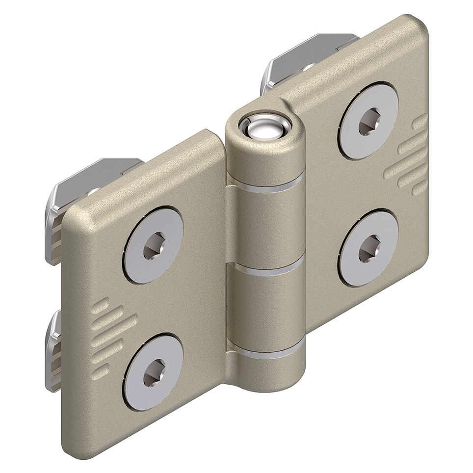 3842544530 Bosch Rexroth Die Cast Aluminium Hinge MGE, 40 mm Strut Profile