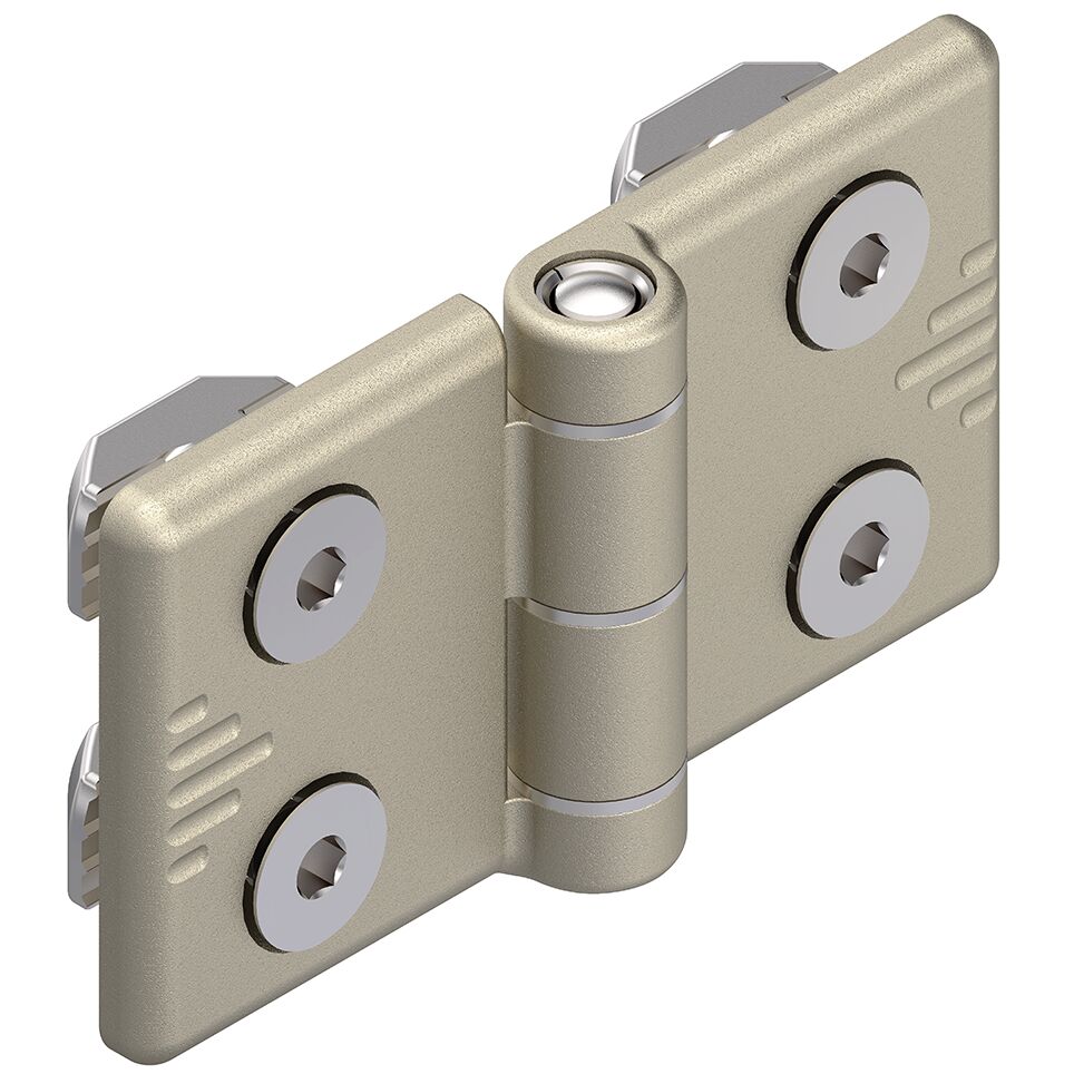 3842544531 Bosch Rexroth Die Cast Aluminium Hinge MGE, 45 mm Strut Profile