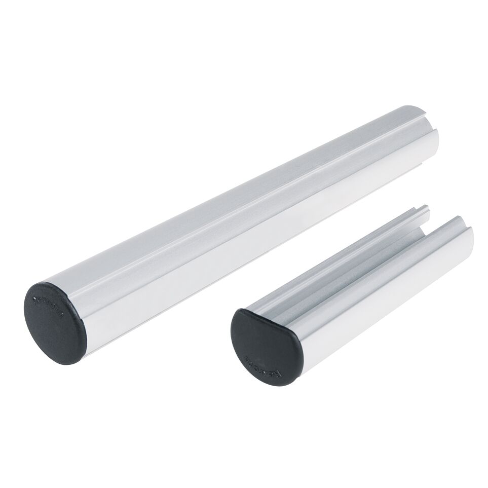 Bosch Rexroth Black Polyamide Tube Clip for Fastening Material Shelves 10 mm Groove