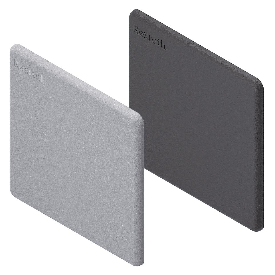 Bosch Rexroth Grey Polypropylene 90 x 90 mm Strut Profile, 10 mm Groove