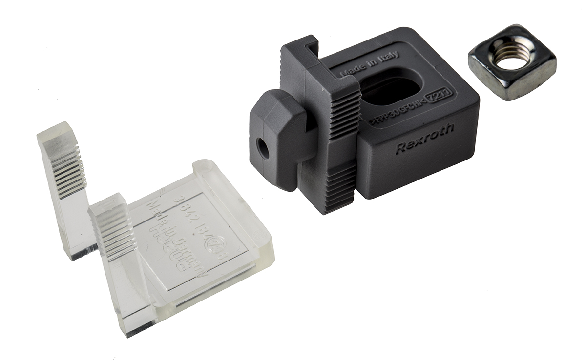 Bosch Rexroth Polypropylene Variofix Block 30 mm Slot, 8 mm Strut Profile