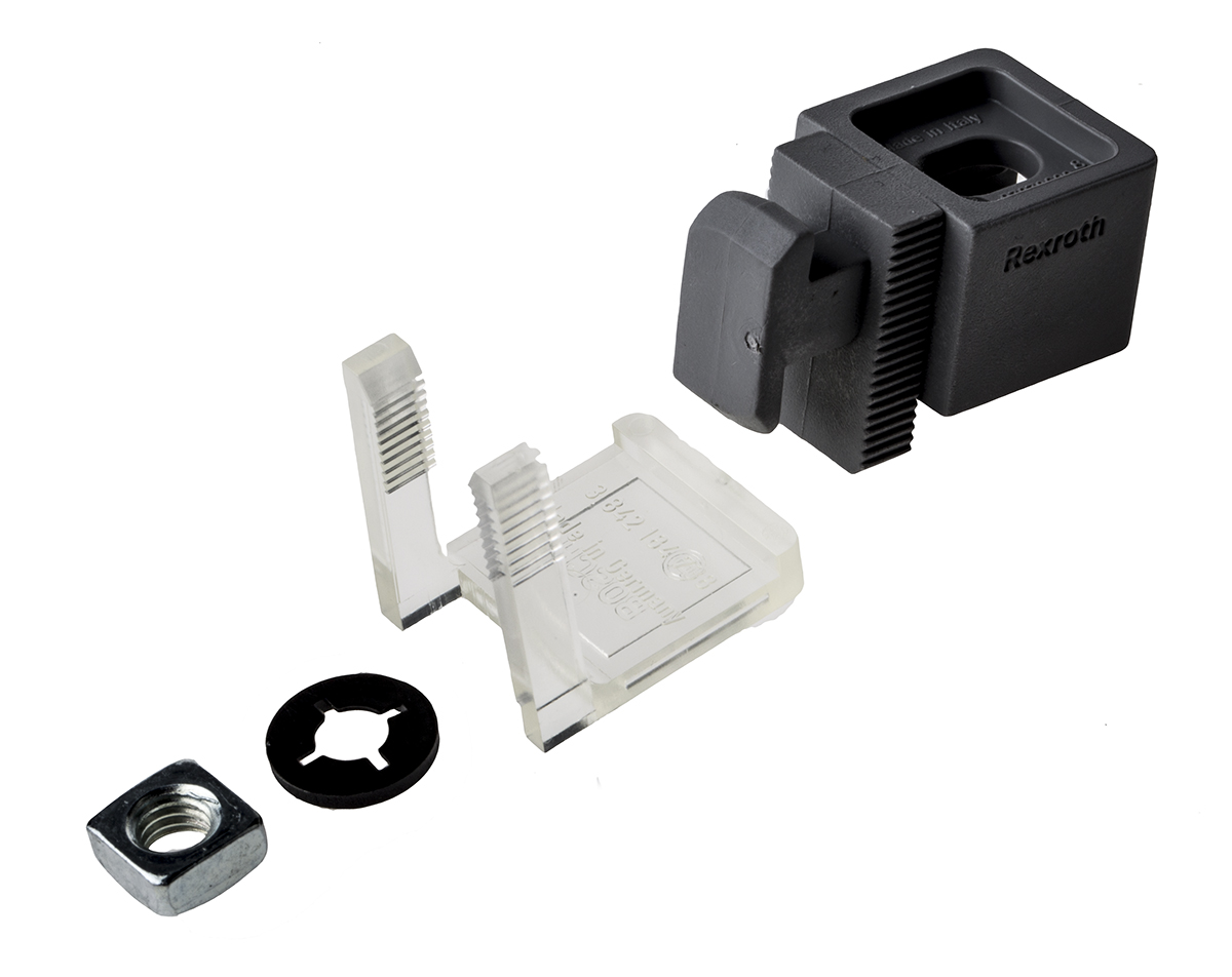 Bosch Rexroth Polypropylene Variofix Block, 10 mm Strut Profile