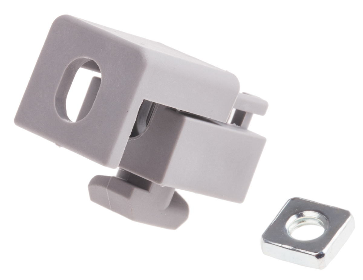 Bosch Rexroth Polypropylene Variofix Block MGE 6 mm Slot, 6 mm Strut Profile