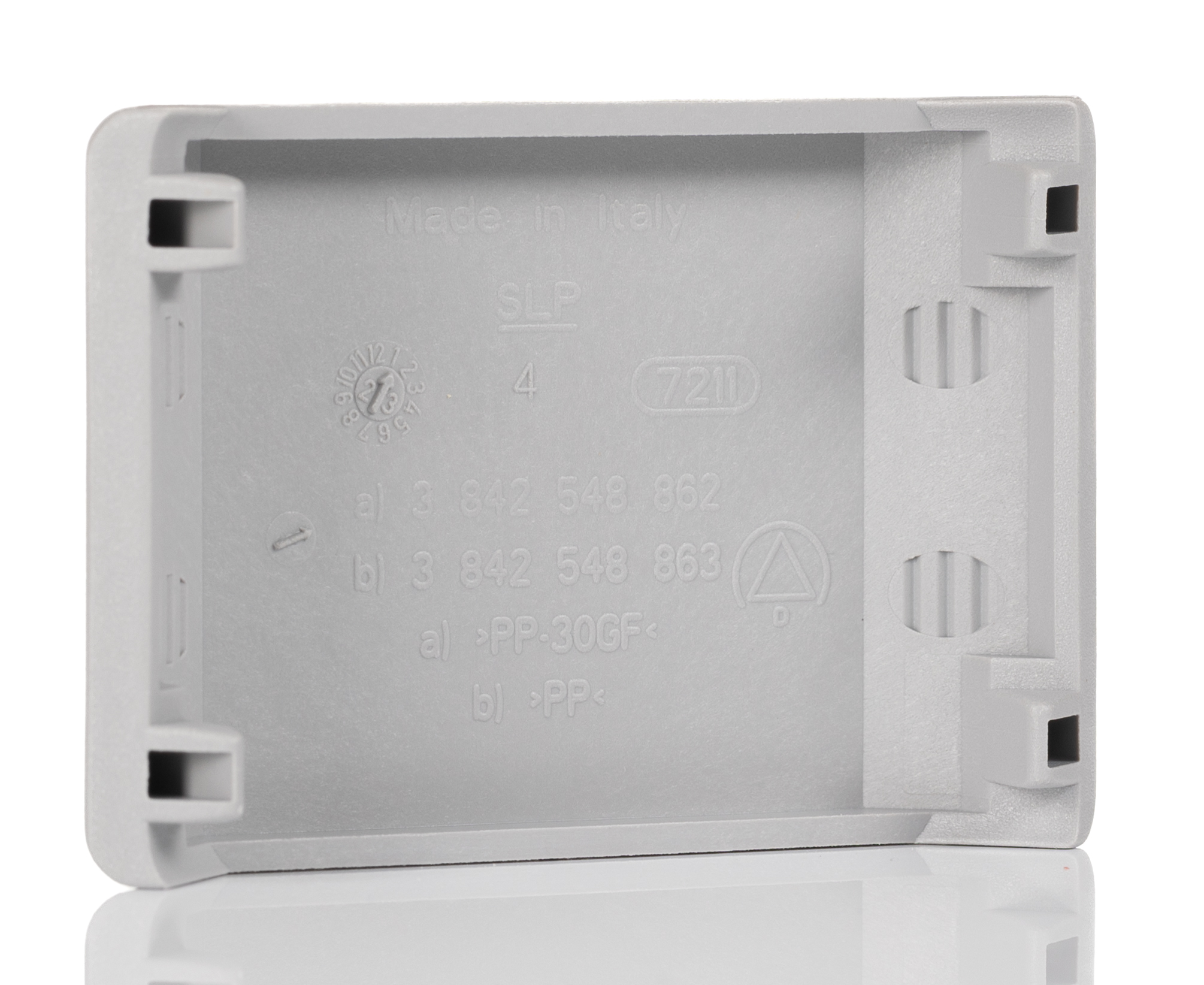 3842548862 Bosch Rexroth Angular Cover Cap, Connecting Component, Strut Profile 45 mm, Groove Size 10 mm