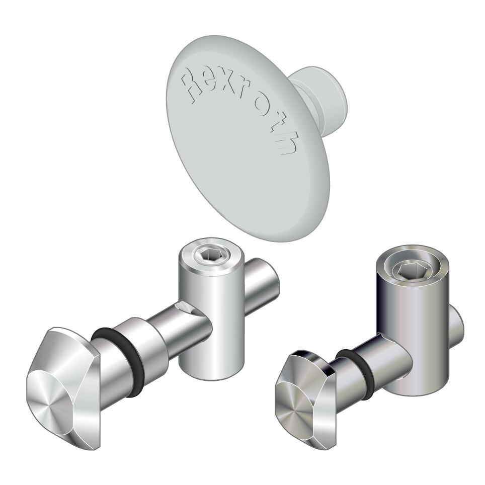 Bosch Rexroth D11 mm Quick Connector, Connecting Component, Strut Profile 8 mm, Groove Size 8 mm
