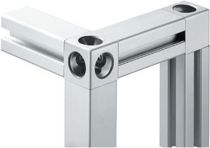 Bosch Rexroth S12 Cube Connector, Connecting Component, Strut Profile 50 mm, Groove Size 10 mm