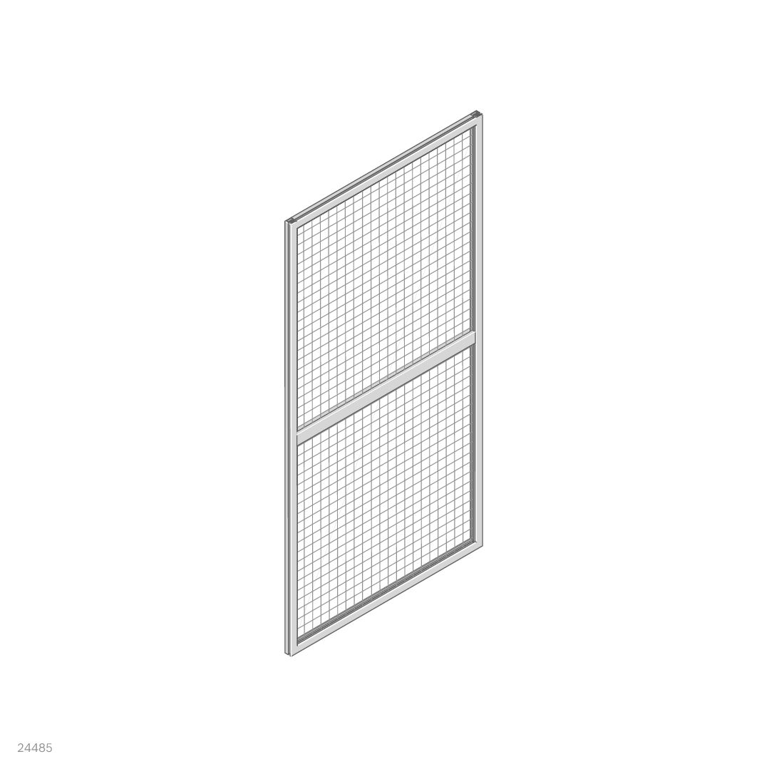 Bosch Rexroth Safety Door EcoSafe, Aluminium 1800 mm Height, 1m Width