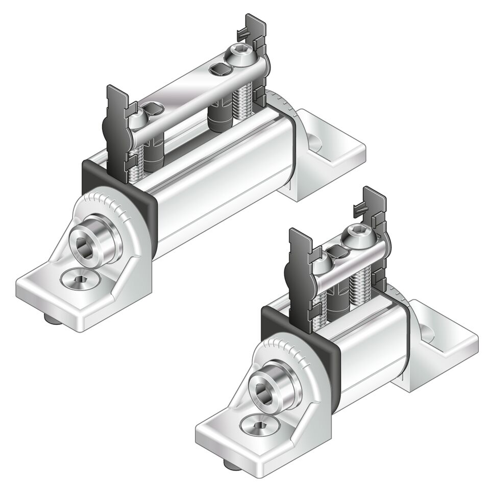 Bosch Rexroth Panel Accessory Bearing Unit 17 mm OD 40 x 40 mm