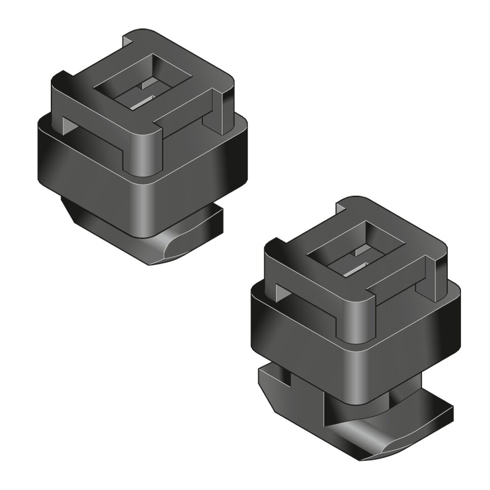 3842555180 Bosch Rexroth Cable Bracket, 10 mm Groove, Polyamide 41 mm Internal Width 41 mm Internal Height, 45 mm L