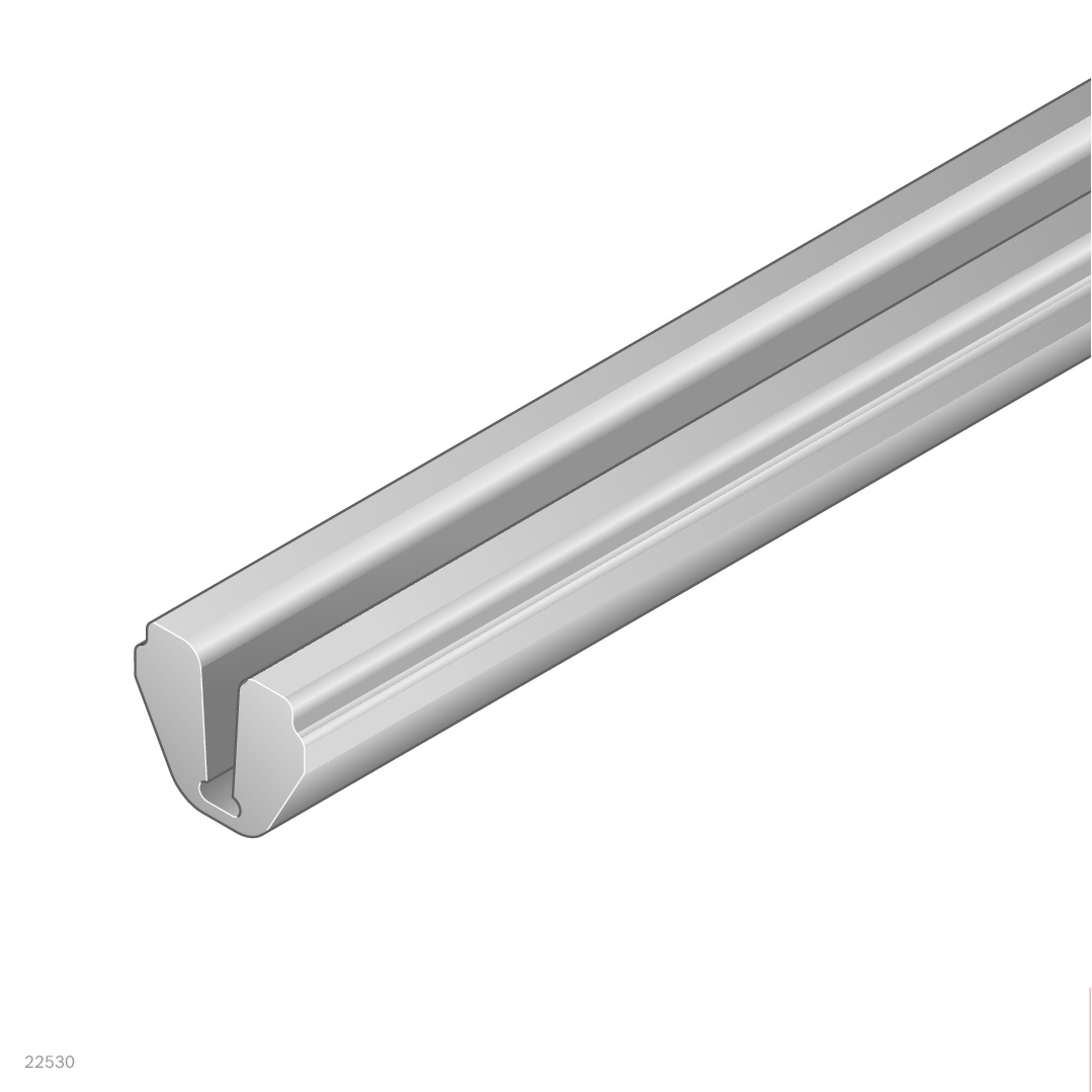 Bosch Rexroth Grey Polyvinyl Chloride Cover Strip, 8 mm Groove Size, 2 m Length