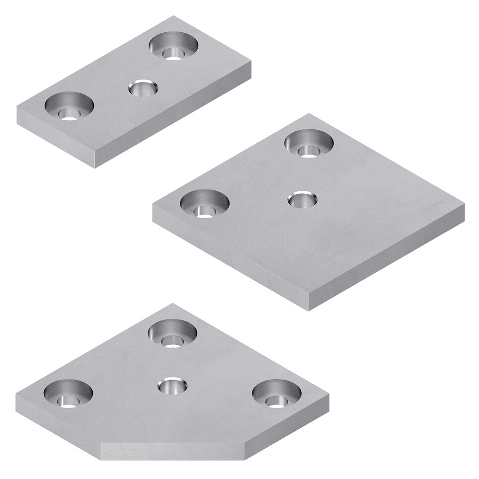 Bosch Rexroth Galvanised Steel Base Plate 120 mm 120mm 120 mm