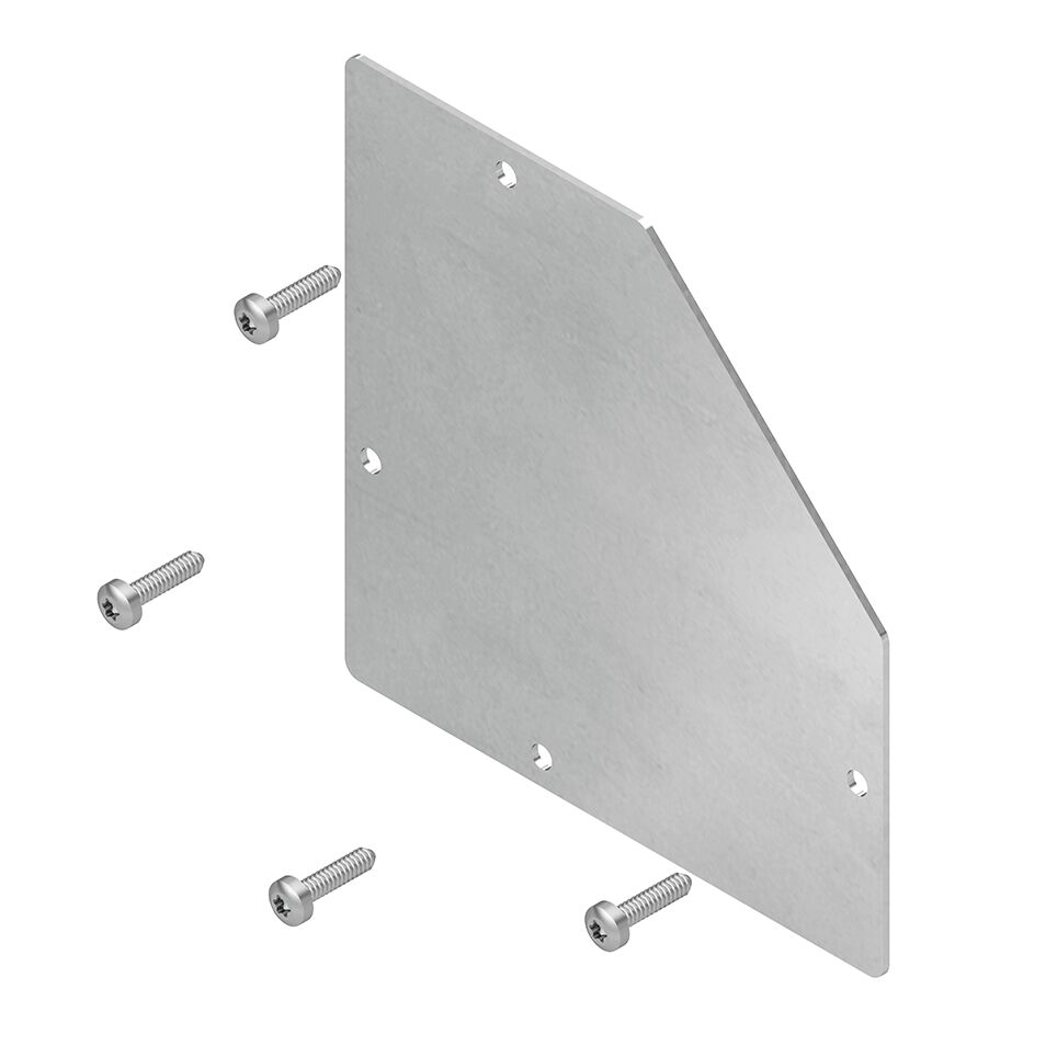 Bosch Rexroth Cover Plate, Aluminium 120 mm Internal Width 40 mm Internal Height, 120 mm L