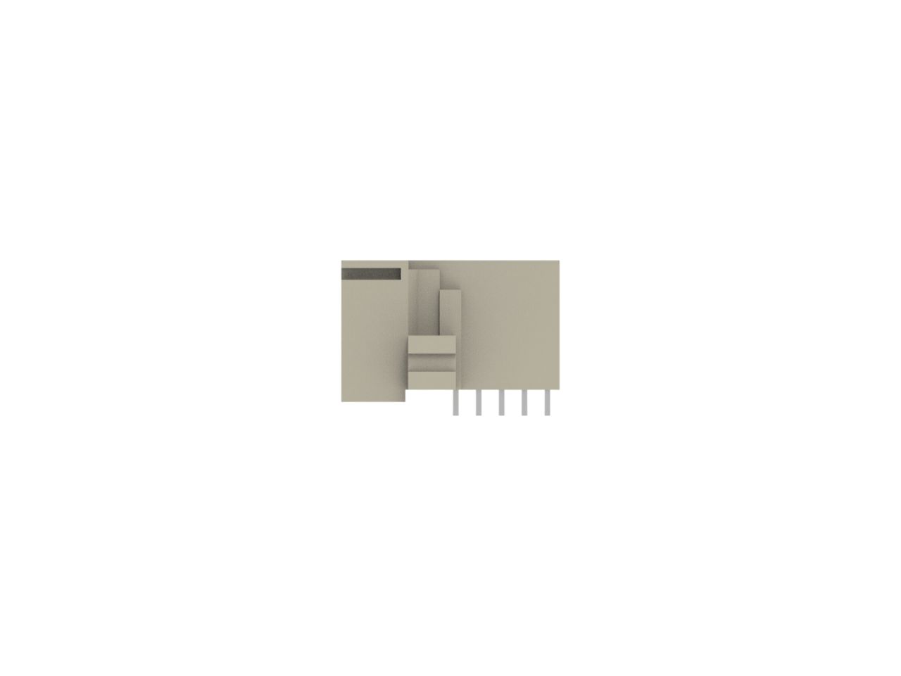 384298-e ERNI DIN 160 Way 2.54 mm Pitch, Type Board, Type Connector Plug, Type Solder, 5 Row Male, Right Angle DIN 41612