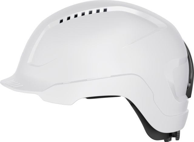 ABUS ABUS White Safety Helmet Ventilated Adjustable