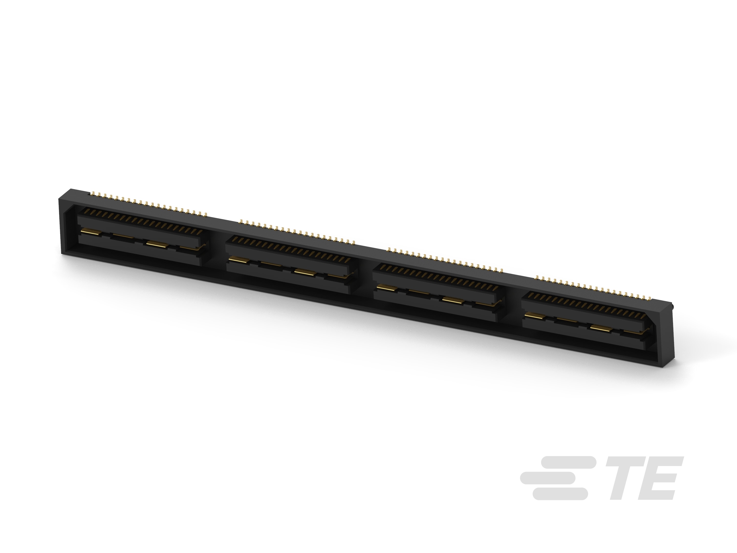 TE Connectivity MICTOR Series Vertical Board PCB Header, 160 Contact(s), 0.8 mm Pitch, Shrouded