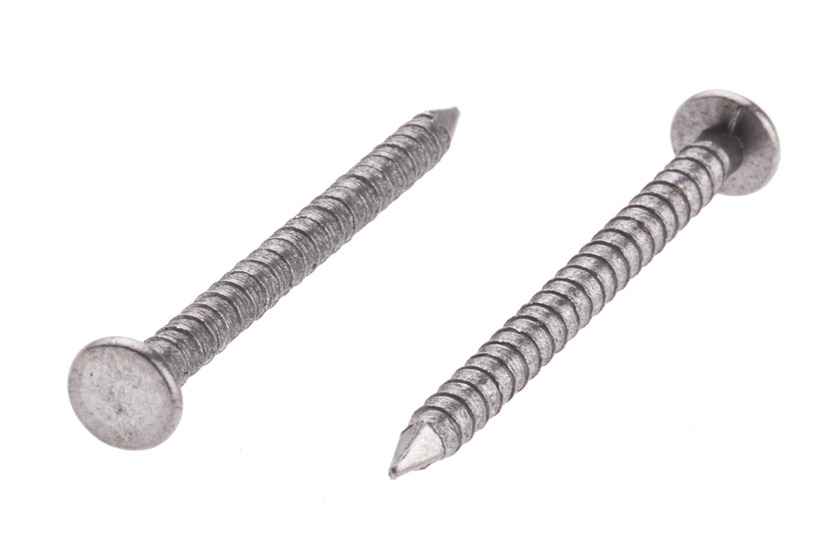 RS PRO Bright Steel Ring Shank Nail; 40 mm x 2.65 mm; 500 g Bag