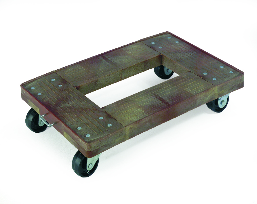RS PRO Plastic Dolly, 350 kg Load, 405mm W x 610 mm L x 125 mm H