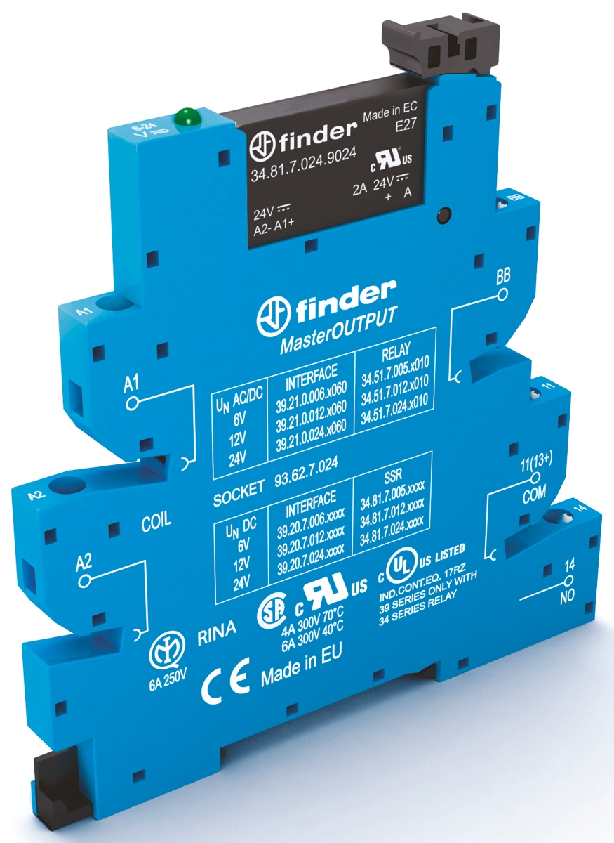 Finder 39 Solid State Interface Relay 400V DIN Rail