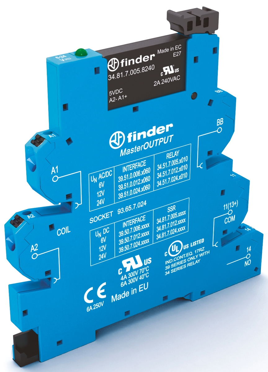 Finder 39 Solid State Interface Relay 400V DIN Rail