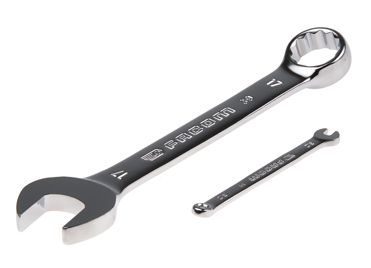 39je16t Facom 16-Piece Spanner Set, 3.2 to 17 mm, Steel