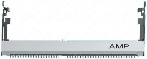 TE Connectivity 0.8 mm Pitch 144 Way, Right Angle Surface Mount DDR3 DIMM Socket ,3.3V