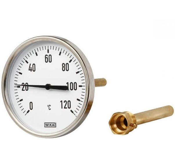 WIKA Dial Thermometer 120 °C, 3901920