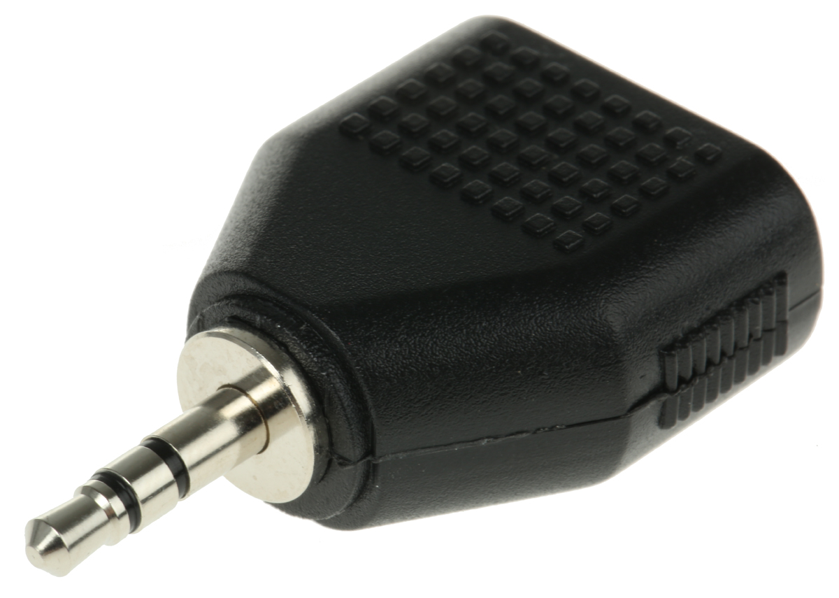 392-570 RS PRO Straight AV Adapter 3.5 mm Stereo Female Audio Male 3.5 mm Stereo