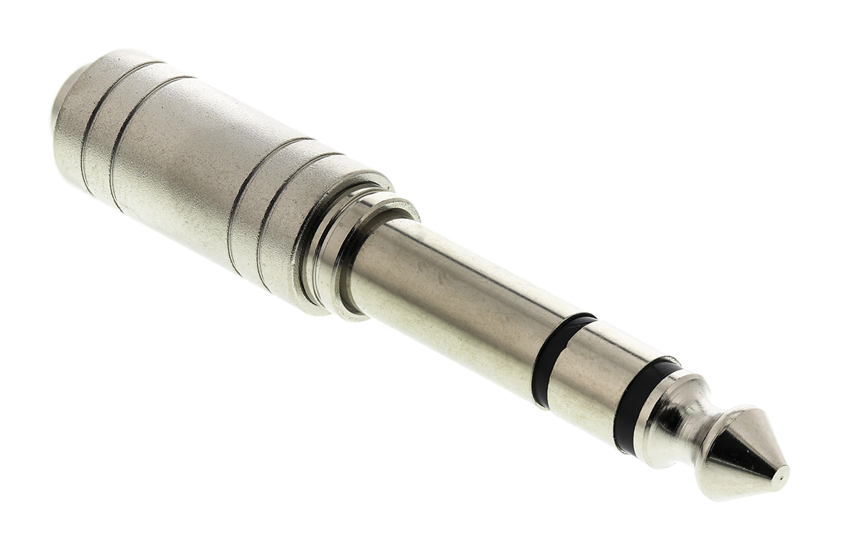 RS PRO Straight AV Adapter 3.5 mm Stereo Female Audio Male 1.4 in Stereo