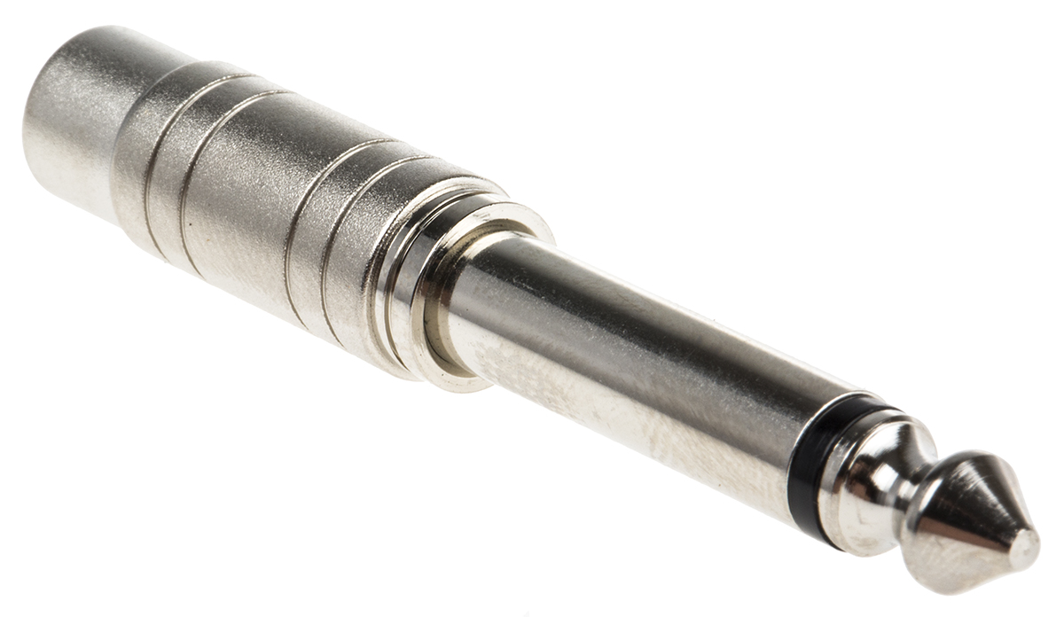 RS PRO Straight AV Adapter RCA Female Audio Male 1.4 in Mono