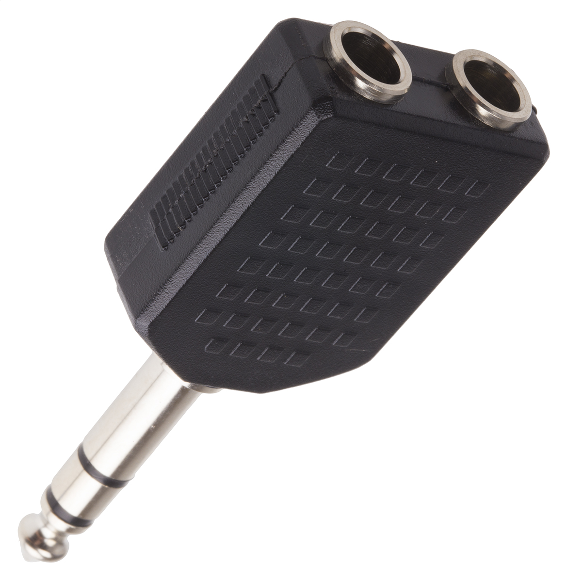 RS PRO Straight AV Adapter 1/4 in Stereo Female Audio Male 1.4 in Stereo