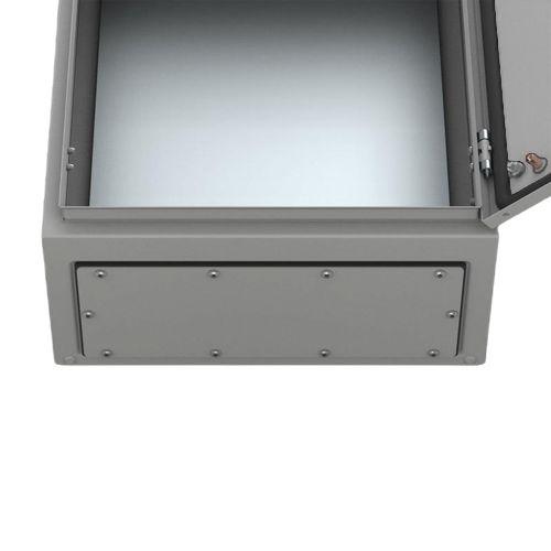 nVent HOFFMAN AF Series RAL 7035 Mild Steel Gland Plate, 442mm W