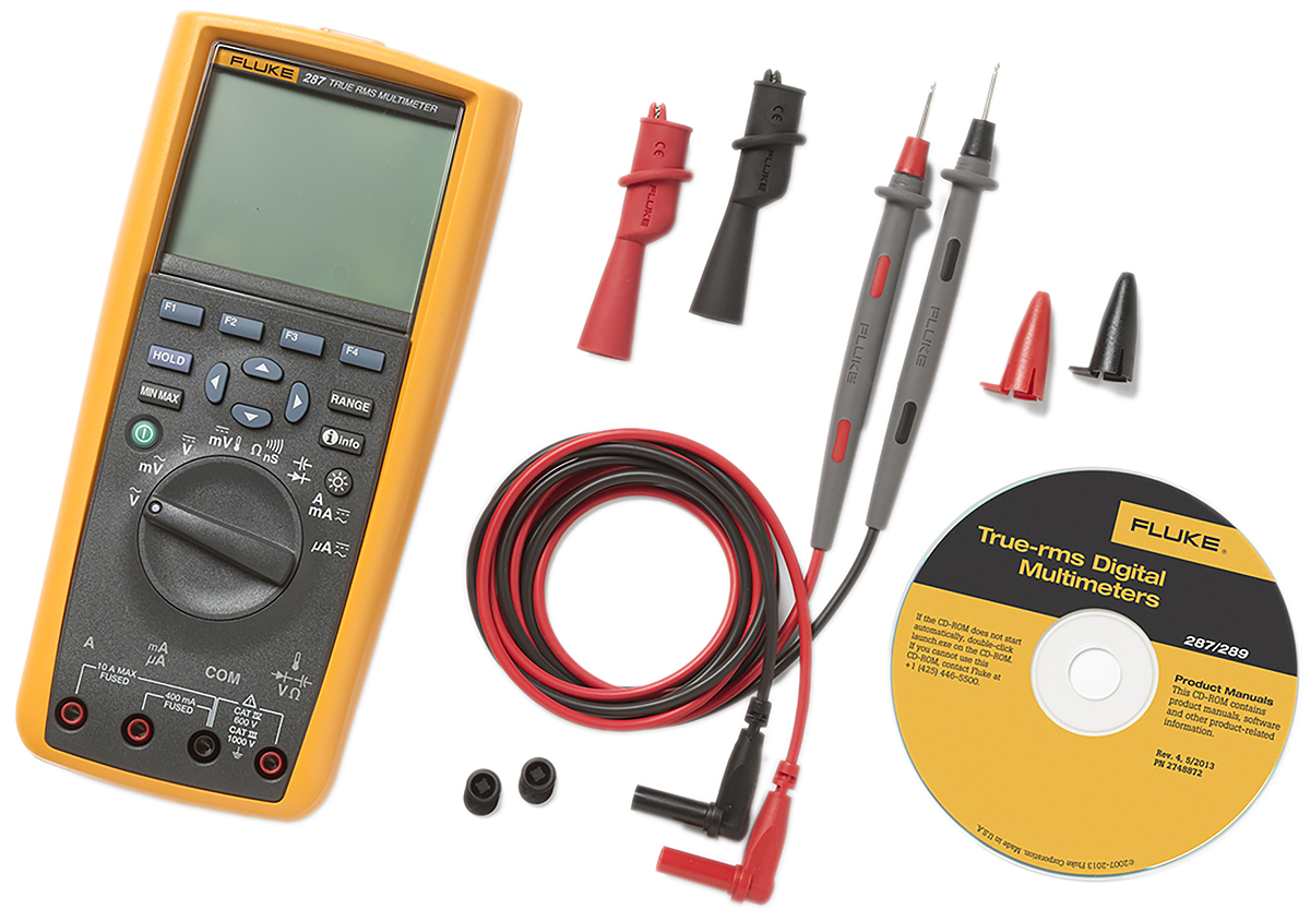 3947781 Fluke 287 Digital Digital Multimeter True RMS, RSCAL Calibrated